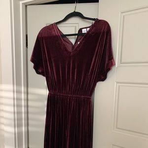 Velvet jumpsuit
